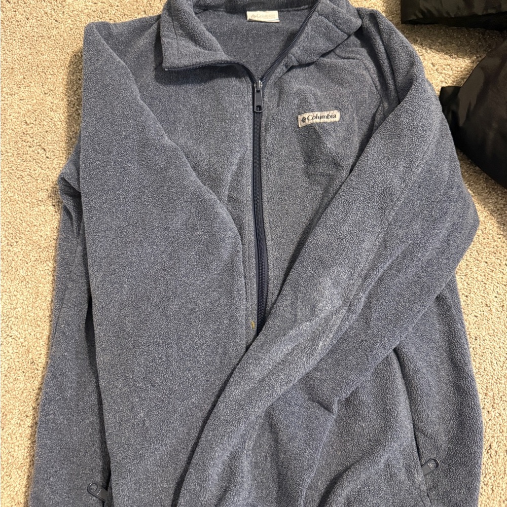 Columbia Navy Full-Zip Fleece Jacket